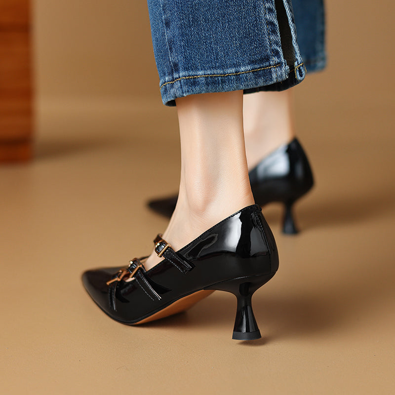 HG209-Elina Leather Works-Women's Genuine Leather Shoes