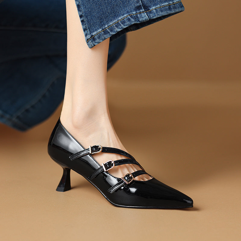 HG209-Elina Leather Works-Women's Genuine Leather Shoes