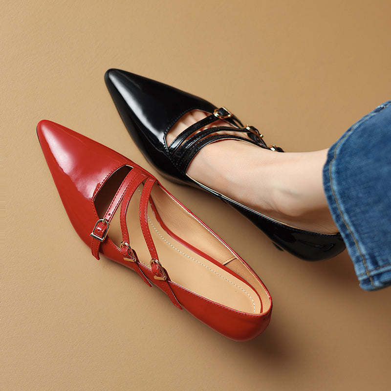 HG209-Elina Leather Works-Women's Genuine Leather Shoes
