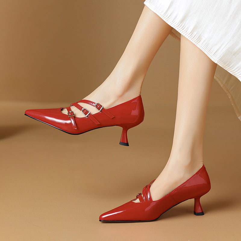 HG209-Elina Leather Works-Women's Genuine Leather Shoes