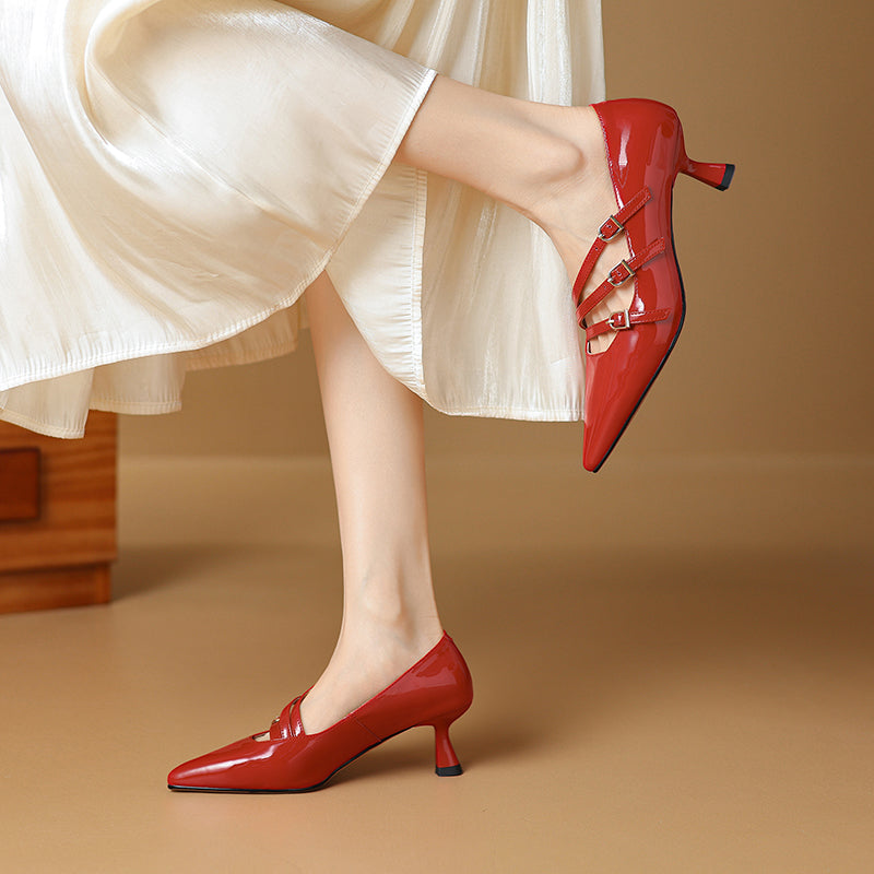 HG209-Elina Leather Works-Women's Genuine Leather Shoes