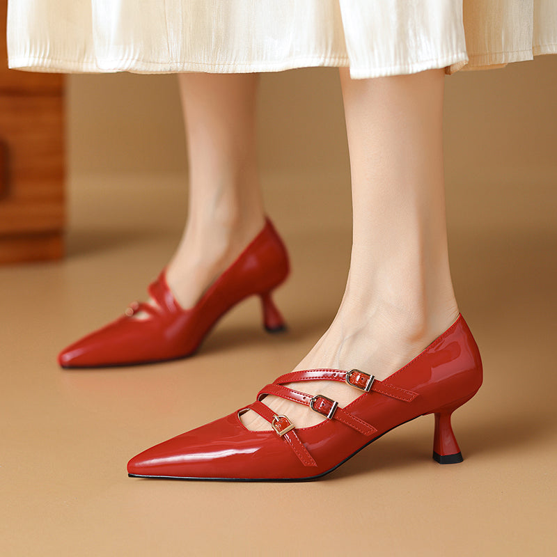 HG209-Elina Leather Works-Women's Genuine Leather Shoes