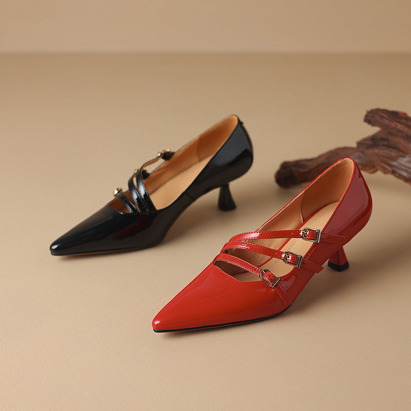 HG209-Elina Leather Works-Women's Genuine Leather Shoes