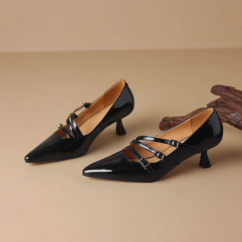 HG209-Elina Leather Works-Women's Genuine Leather Shoes