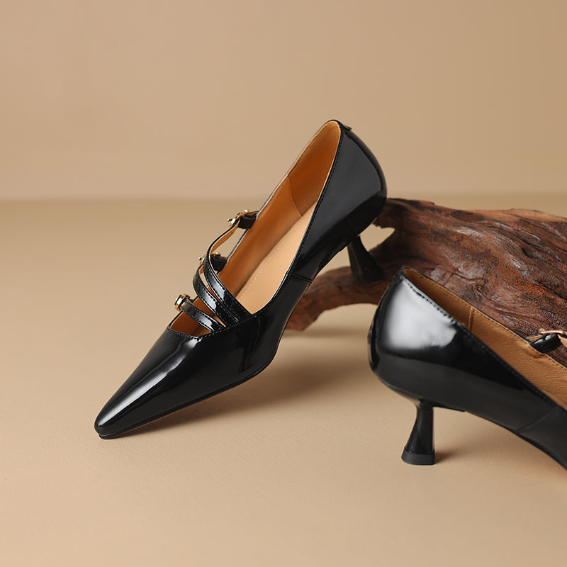 HG209-Elina Leather Works-Women's Genuine Leather Shoes