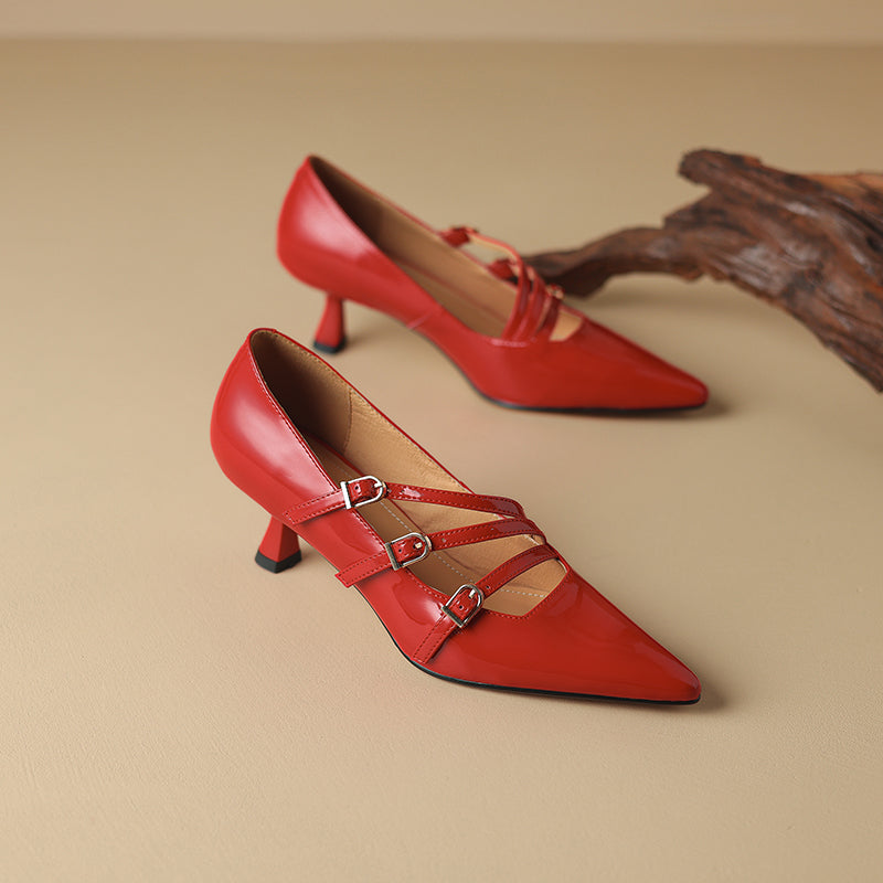 HG209-Elina Leather Works-Women's Genuine Leather Shoes