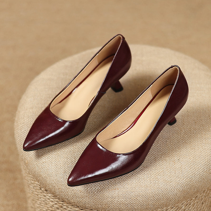 HG101-Elina Leather Works-Women's Genuine Leather Shoes