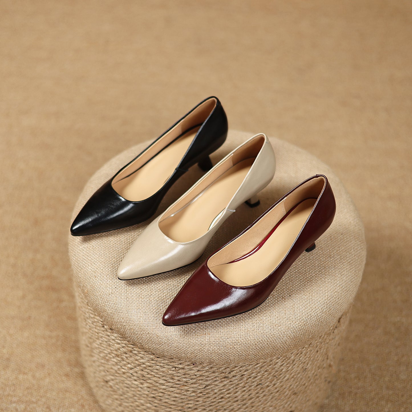 HG101-Elina Leather Works-Women's Genuine Leather Shoes