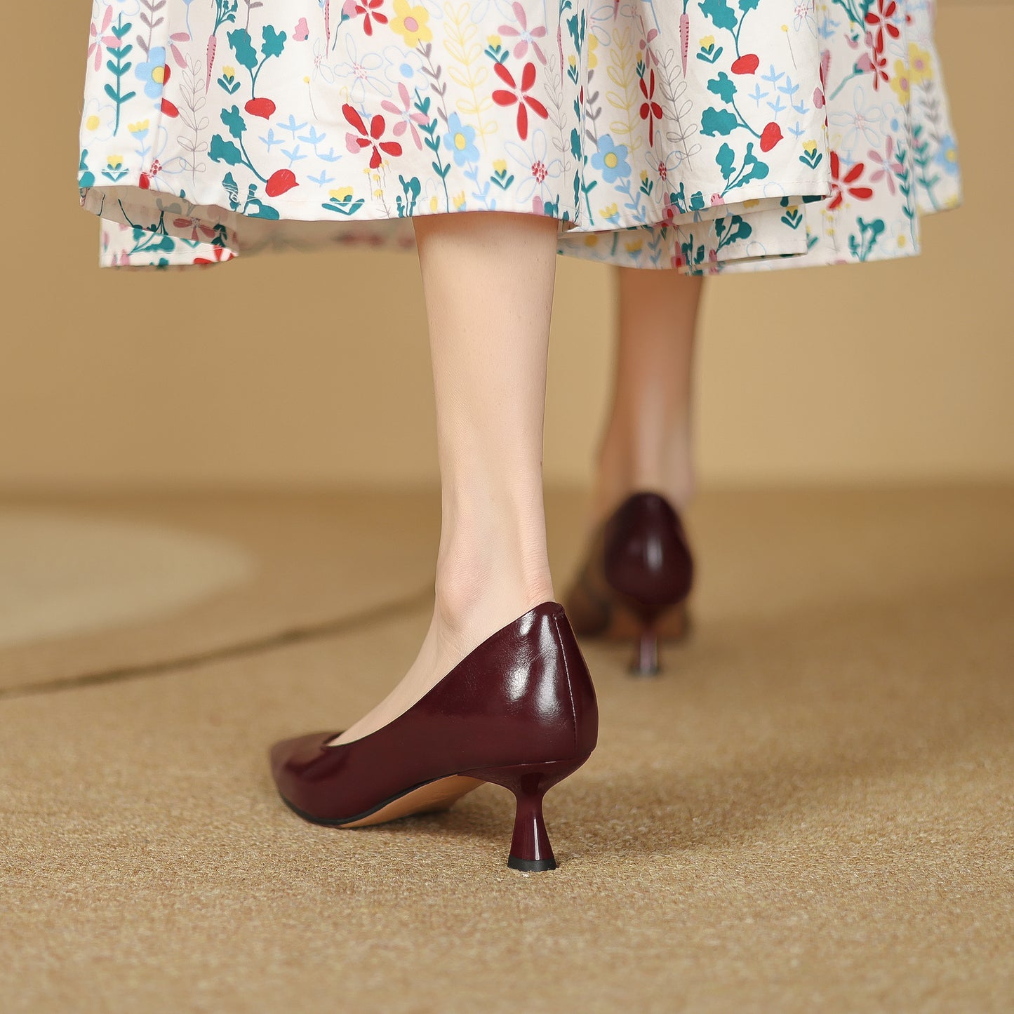 HG101-Elina Leather Works-Women's Genuine Leather Shoes