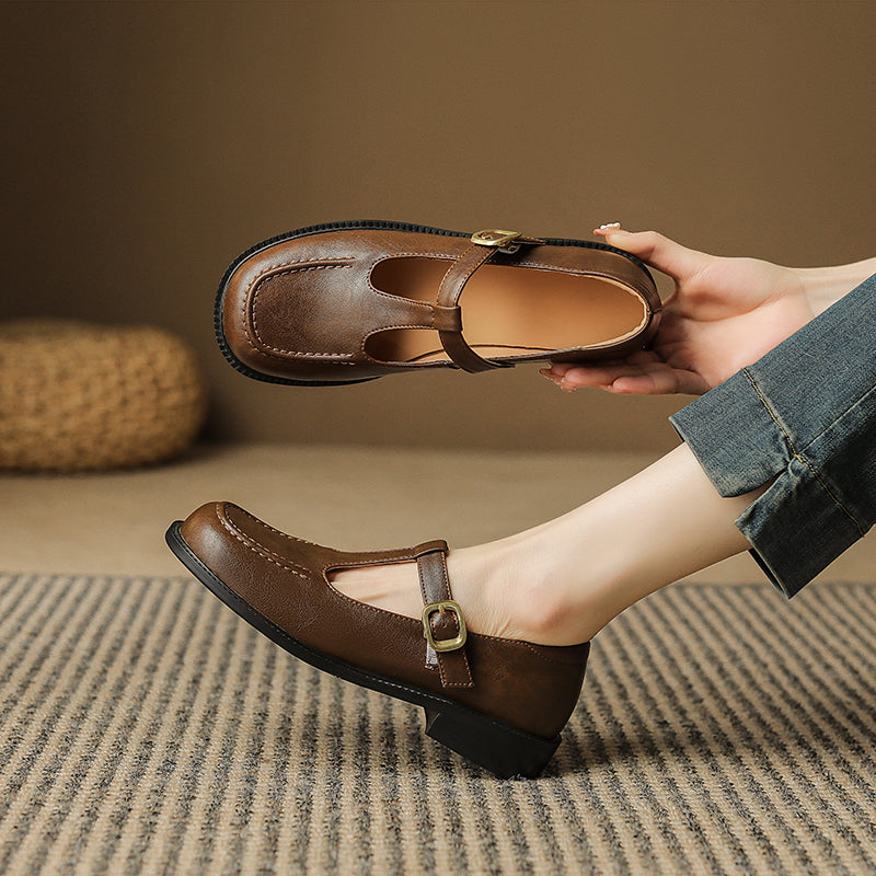 HG103-Elina Leather Works-Women's Genuine Leather Shoes
