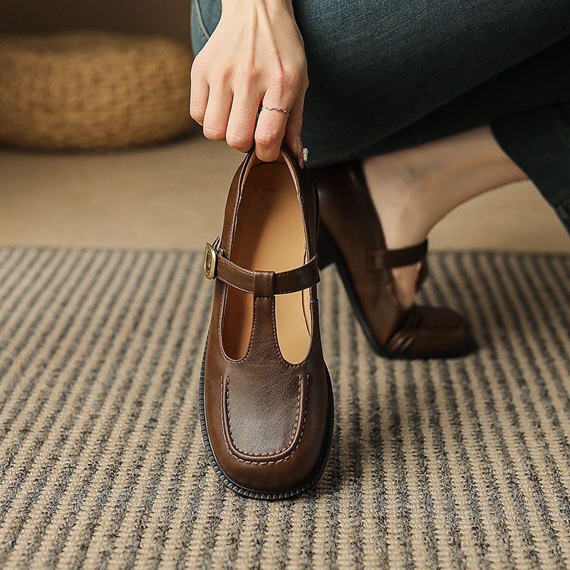 HG103-Elina Leather Works-Women's Genuine Leather Shoes