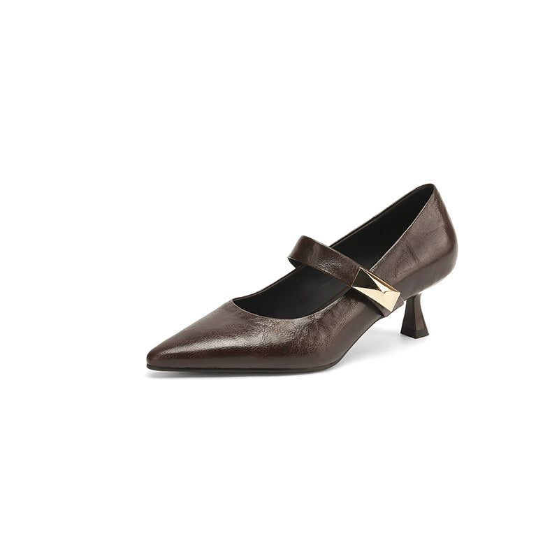 HG232-Elina Leather Works-Women's Genuine Leather Shoes
