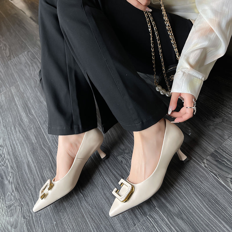 HG115-Elina Leather Works-Women's Genuine Leather Shoes