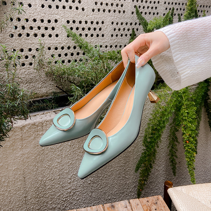 HG106-Elina Leather Works-Women's Genuine Leather Shoes