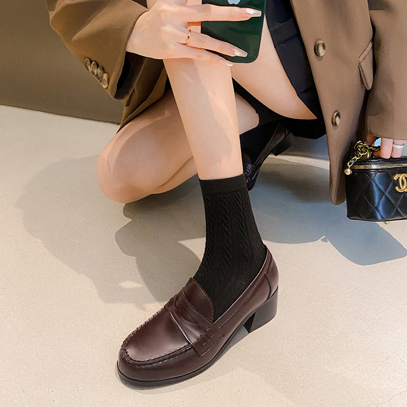 HG109-Elina Leather Works-Women's Genuine Leather Shoes
