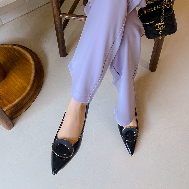 HG106-Elina Leather Works-Women's Genuine Leather Shoes