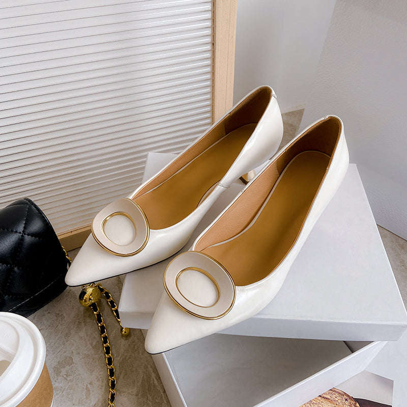HG106-Elina Leather Works-Women's Genuine Leather Shoes