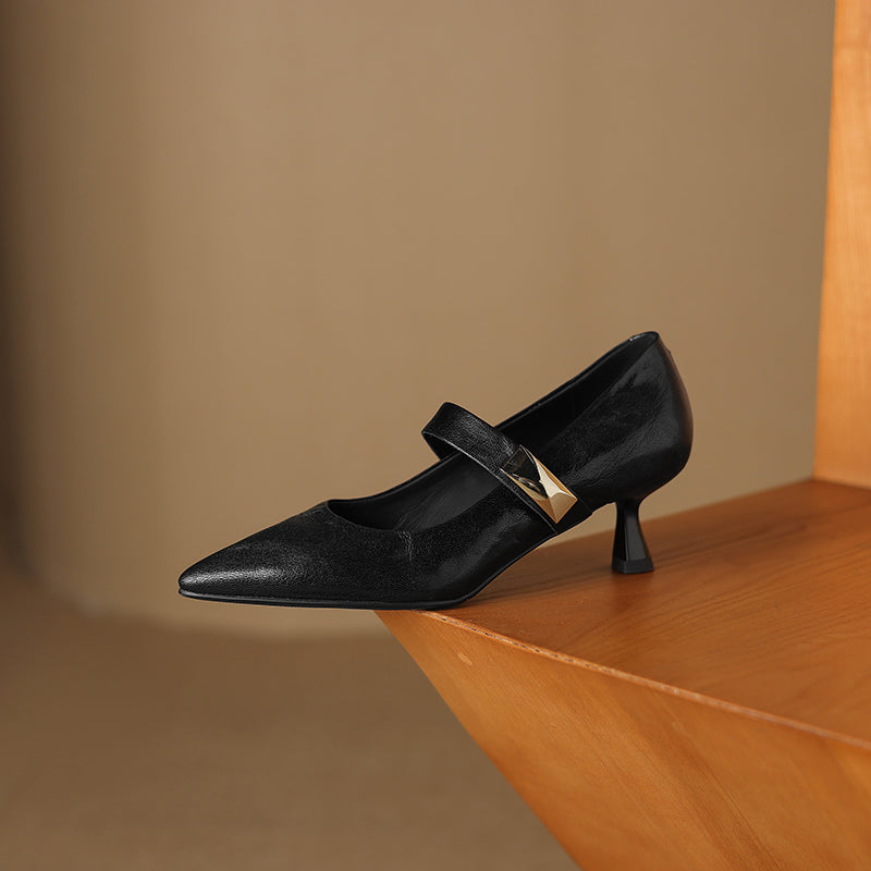 HG232-Elina Leather Works-Women's Genuine Leather Shoes