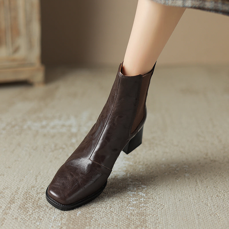 HG193-Elina Leather Works-Women's Genuine Leather Shoes