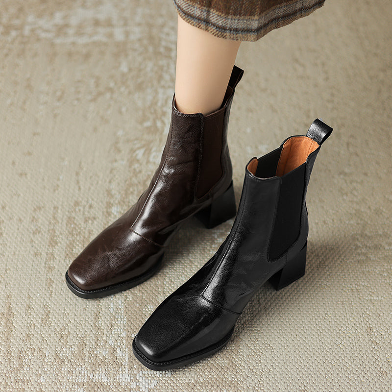 HG193-Elina Leather Works-Women's Genuine Leather Shoes