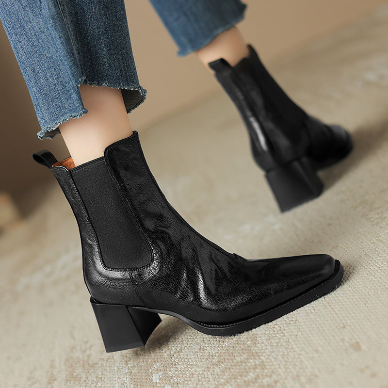 HG193-Elina Leather Works-Women's Genuine Leather Shoes