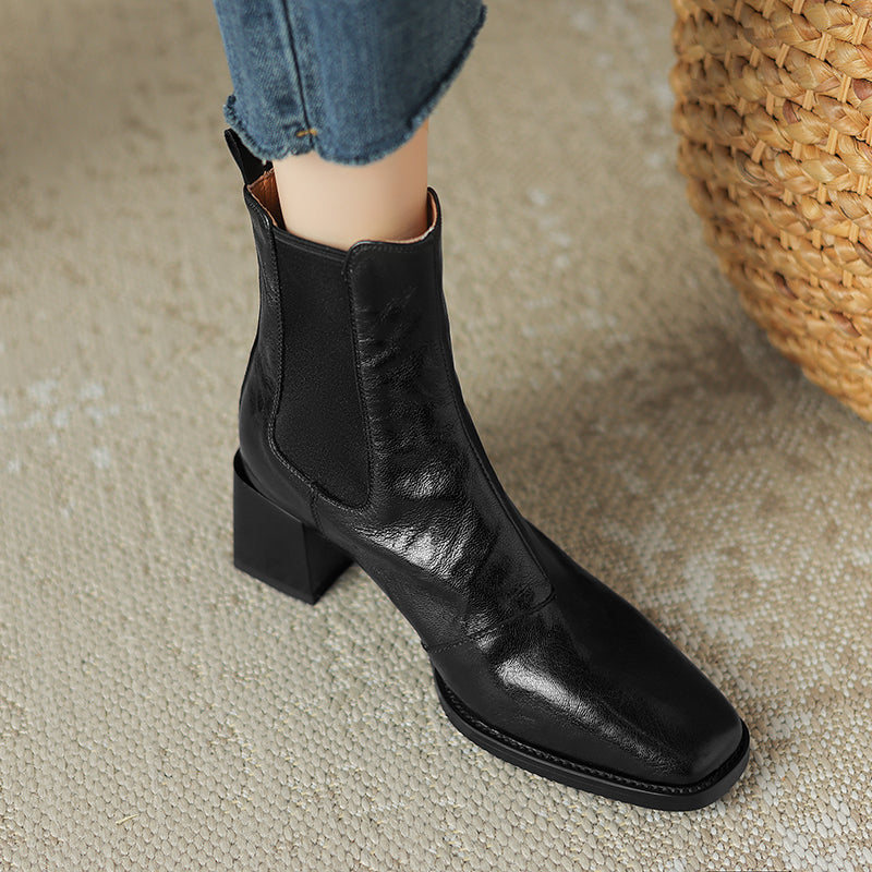 HG193-Elina Leather Works-Women's Genuine Leather Shoes