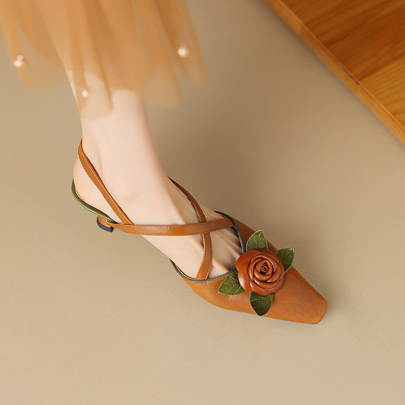HG150-Elina Leather Works-Women's Genuine Leather Shoes