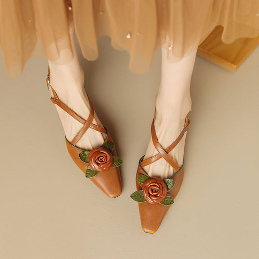 HG150-Elina Leather Works-Women's Genuine Leather Shoes