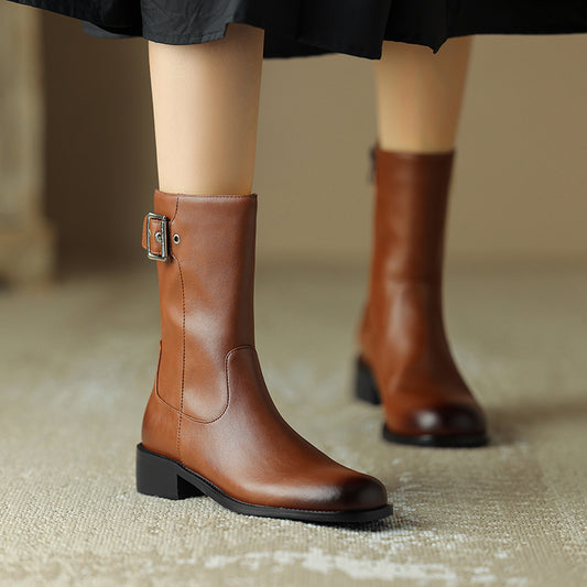 HG167-Elina Leather Works-Women's Genuine Leather Shoes