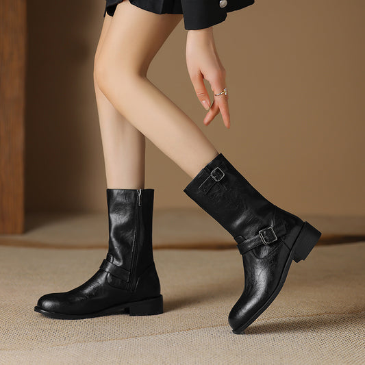 HG172-Elina Leather Works-Women's Genuine Leather Shoes