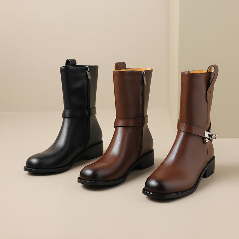 HG177-Elina Leather Works-Women's Genuine Leather Shoes