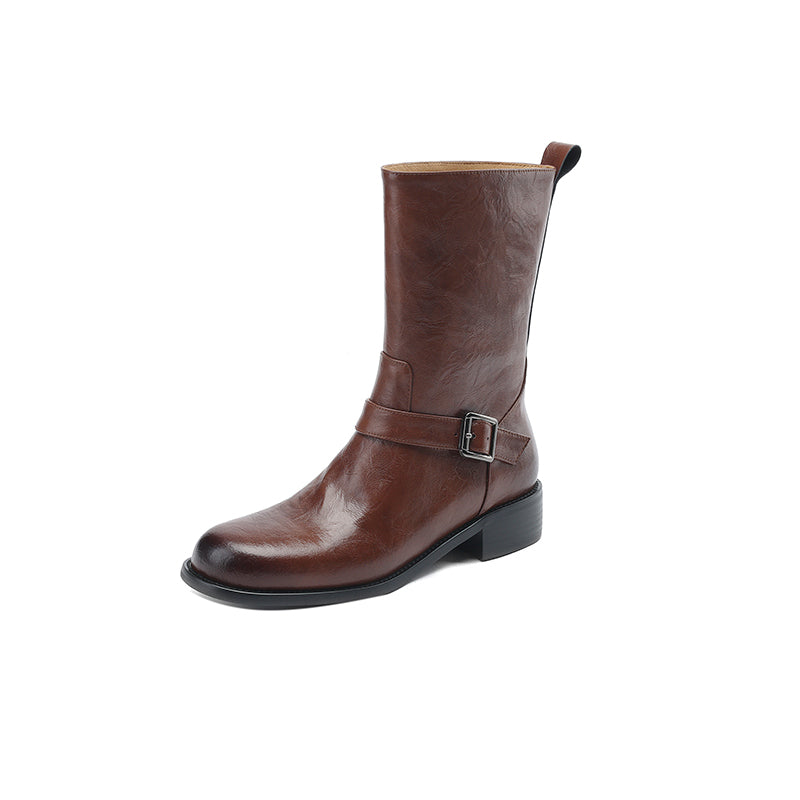 HG187-Elina Leather Works-Women's Genuine Leather Shoes