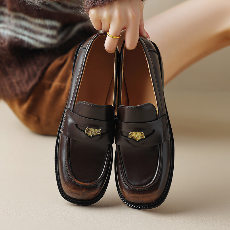 HG195-Elina Leather Works-Women's Genuine Leather Shoes