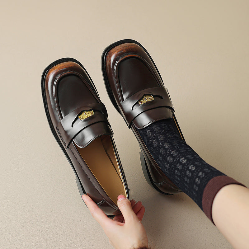 HG195-Elina Leather Works-Women's Genuine Leather Shoes