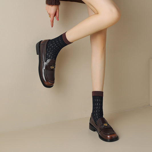 HG195-Elina Leather Works-Women's Genuine Leather Shoes