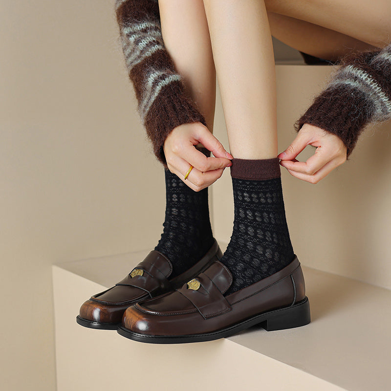 HG195-Elina Leather Works-Women's Genuine Leather Shoes