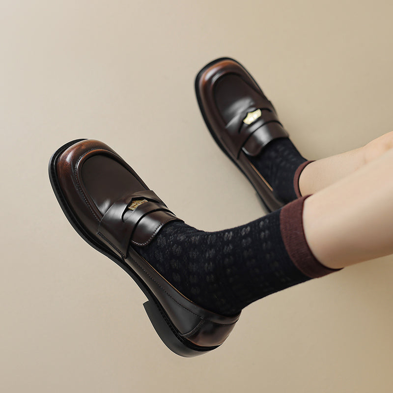 HG195-Elina Leather Works-Women's Genuine Leather Shoes