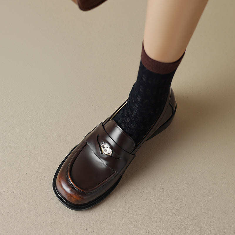 HG195-Elina Leather Works-Women's Genuine Leather Shoes