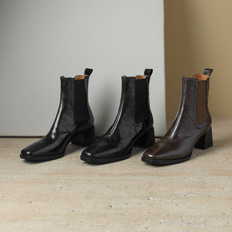 HG193-Elina Leather Works-Women's Genuine Leather Shoes