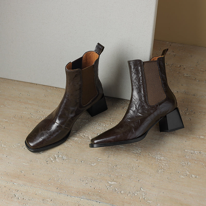 HG193-Elina Leather Works-Women's Genuine Leather Shoes