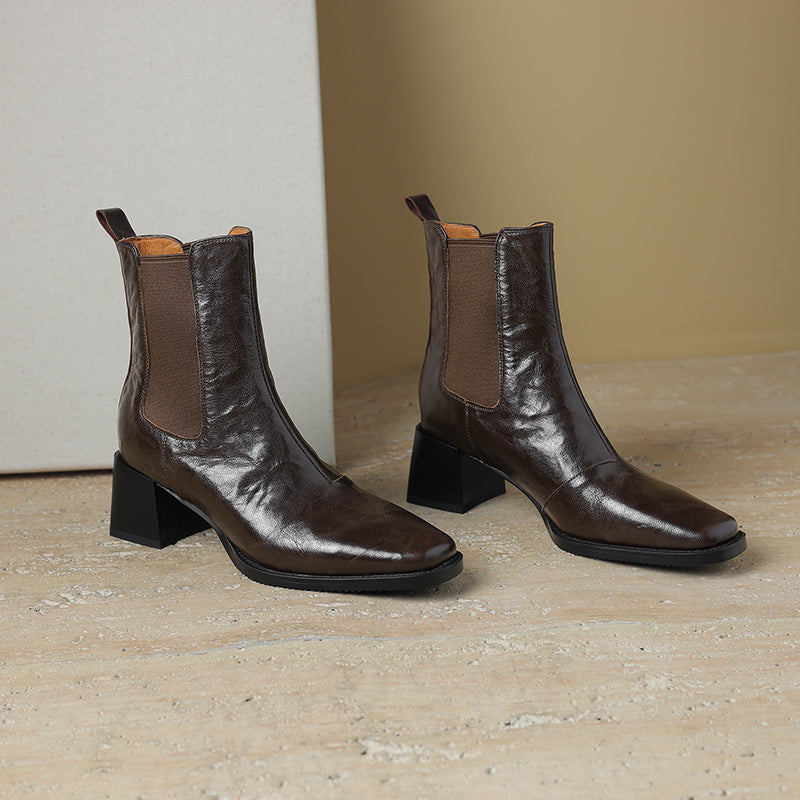 HG193-Elina Leather Works-Women's Genuine Leather Shoes