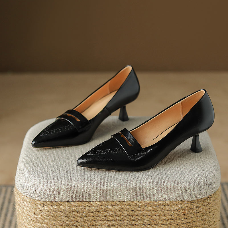 HG105-Elina Leather Works-Women's Genuine Leather Shoes
