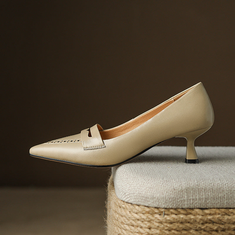 HG105-Elina Leather Works-Women's Genuine Leather Shoes