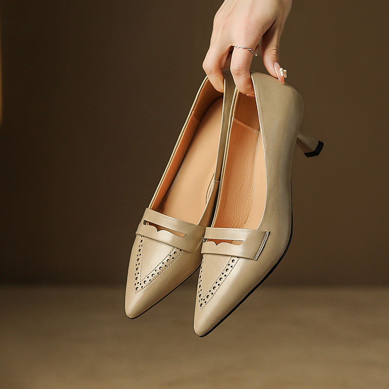 HG105-Elina Leather Works-Women's Genuine Leather Shoes