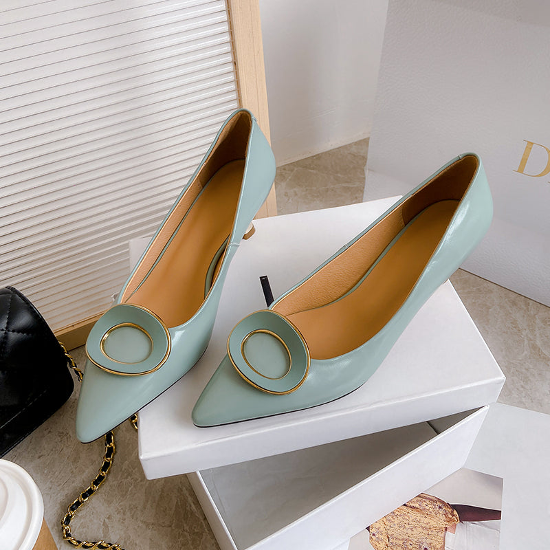 HG106-Elina Leather Works-Women's Genuine Leather Shoes